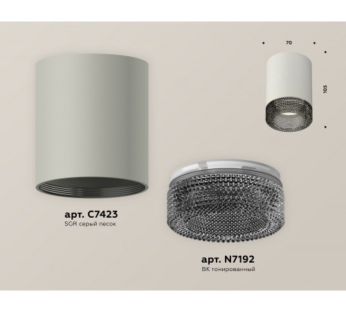 Накладной светильник Ambrella Light XS7423002 XS