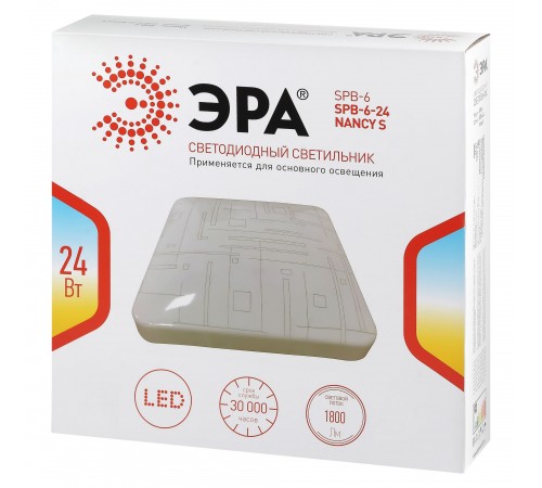 Накладной светильник Эра SPB-6-24 Nancy S Классик