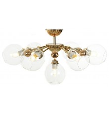 Люстра на штанге LUMINA DECO LDC 8040-7 F.GD+PR Devoli