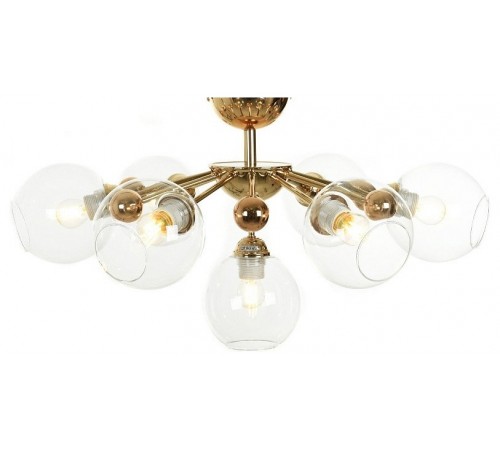 Люстра на штанге LUMINA DECO LDC 8040-7 F.GD+PR Devoli