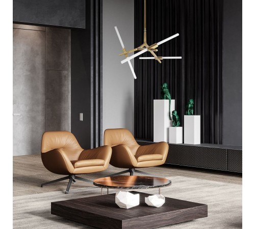 Люстра на штанге Loft it 10399/6 GD Agnes