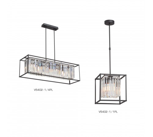 Люстра на штанге Vitaluce V5402-1/4PL V5402