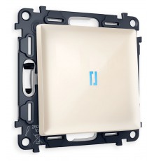 Выключатель проходной одноклавишный с подсветкой Ambrella Volt MA302040 Quant