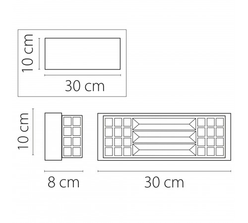 Накладной светильник Osgona 722640 Limpio
