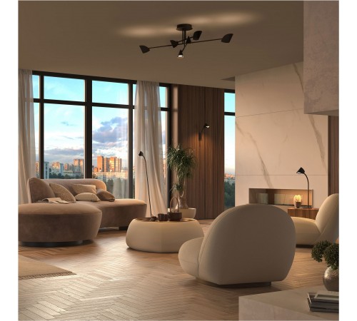 Люстра на штанге Mantra 7580 Capuccina