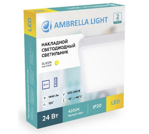 Накладной светильник Ambrella Light DLR370 DLR