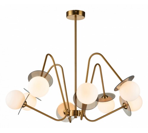 Люстра на штанге Indigo 11020/8R Brass Jazz