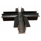 Соединитель X-образный для треков встраиваемых Hesby Lighting 0160 ElDeko
