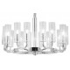 Подвесная люстра LUMINA DECO LDP 8011-16 CHR Donatti