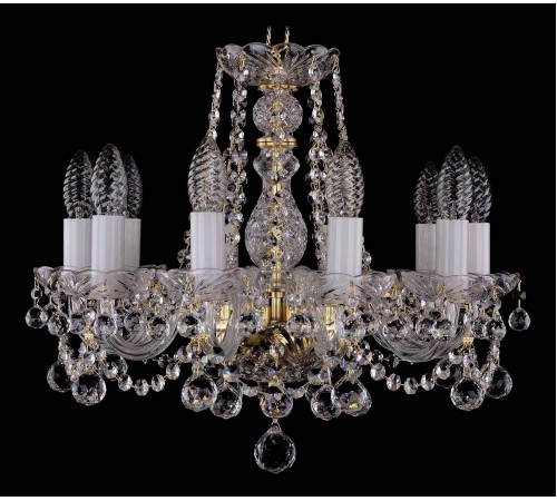 Подвесная люстра Bohemia Ivele Crystal 1402/10/141/G/Balls 1402