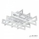 Потолочная люстра iLedex 9082-800*800-X 192W WH Stalker