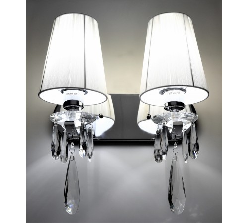 Бра LUMINA DECO LDW 1726-2W CHR Alessia