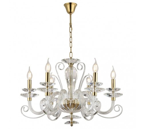 Подвесная люстра Newport 8576/C gold polished ANNABELLE