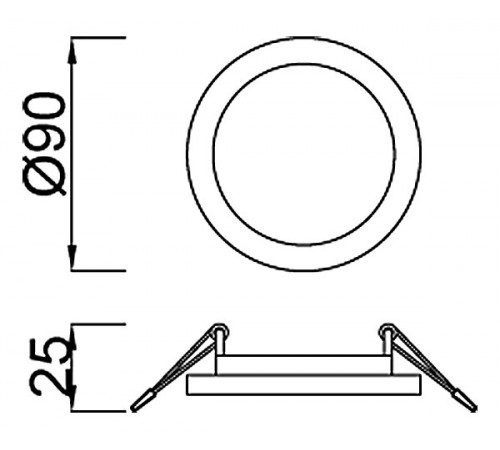 Встраиваемый светильник Mantra C0180 Saona