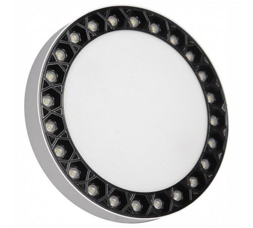 Накладной светильник iLedex 5552-36W-D217-3/4K-WH+BK Mercury