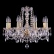 Подвесная люстра Bohemia Ivele Crystal 1402/8/160/G 1402
