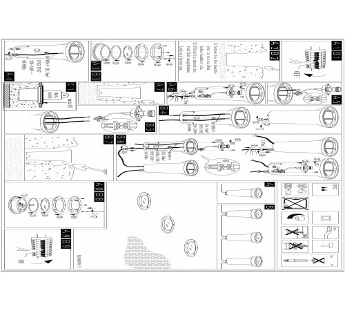 Встраиваемый в дорогу светильник Eglo 86189 Riga 3