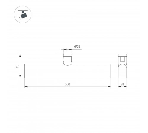 Накладной светильник Arlight 039295 APRIORI