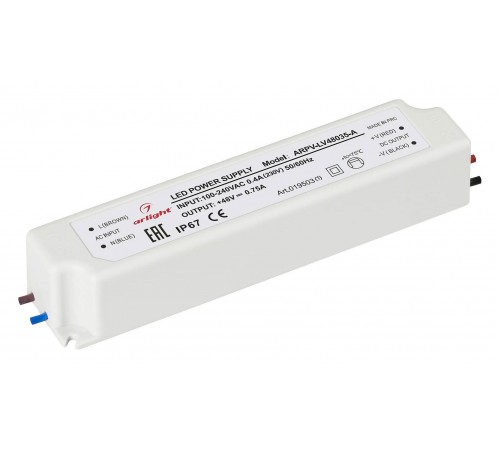 Блок питания с проводом Arlight 019503(1) ARPV-LV