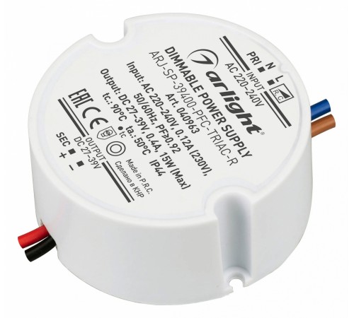 Блок питания с проводом Arlight 040963 ARJ