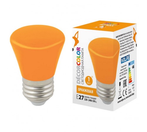 Лампа светодиодная Volpe UL-00005642 Décor Color