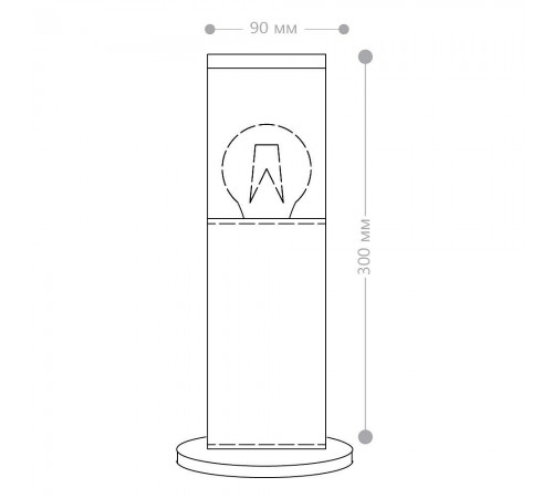 Наземный низкий светильник Feron 51332 DH1303