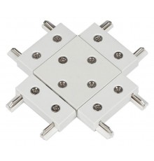 Соединитель X-образный для треков накладных Aployt APL.0181.10.06 Magnetic track 48