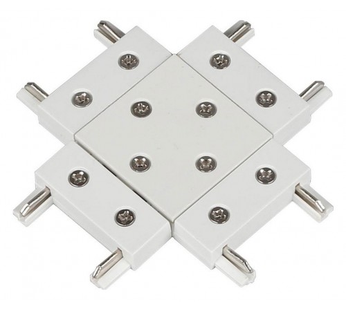 Соединитель X-образный для треков накладных Aployt APL.0181.10.06 Magnetic track 48