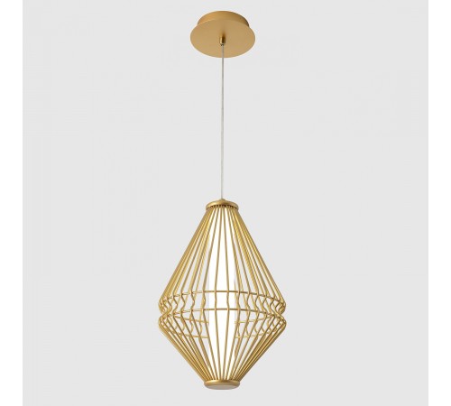 Светильник подвесной Crystal Lux CUADRA SP18W LED GOLD