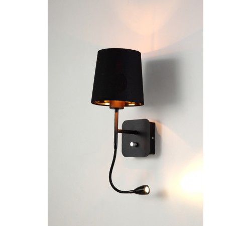 Бра Crystal Lux PABLO AP2 BLACK/BLACK-GOLD