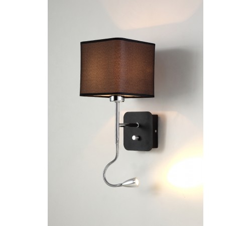 Бра Crystal Lux PACO AP2 CHROME/BLACK