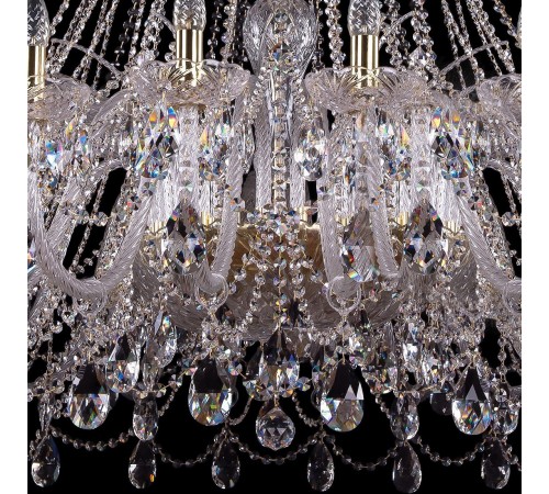 Подвесная люстра Bohemia Ivele Crystal 1411/24/530/G 1411