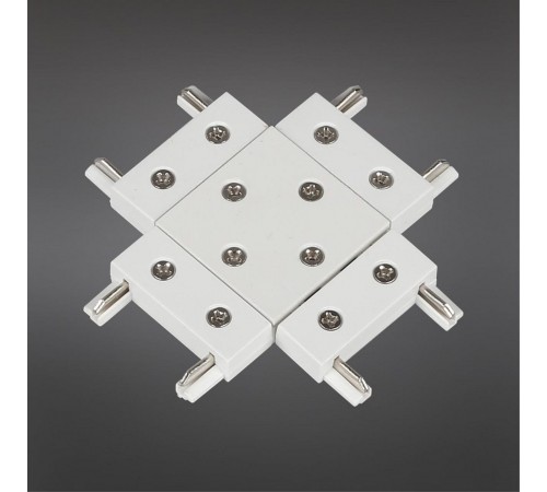 Соединитель X-образный для треков накладных Aployt APL.0181.10.06 Magnetic track 48