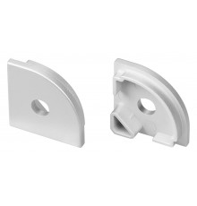 Набор заглушек для профиля с отверстием Arlight 049402 SL-KANT-H20