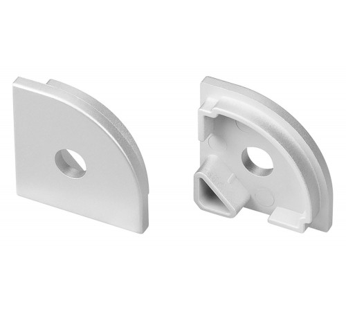 Набор заглушек для профиля с отверстием Arlight 049402 SL-KANT-H20