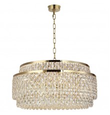 Подвесная люстра Newport 8530/80 C gold polished TIFFANY