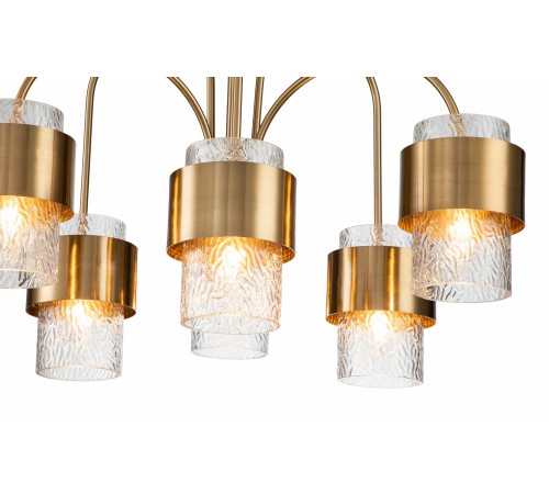 Подвесная люстра Indigo 12019/A/6P Brass Eleganza
