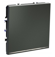 Выключатель одноклавишный с подсветкой без рамки Voltum VLS010206 S70