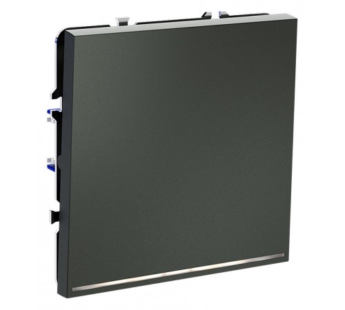 Выключатель одноклавишный с подсветкой без рамки Voltum VLS010206 S70