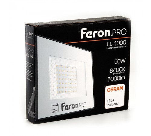 Настенно-потолочный прожектор Feron 41540 LL-1000