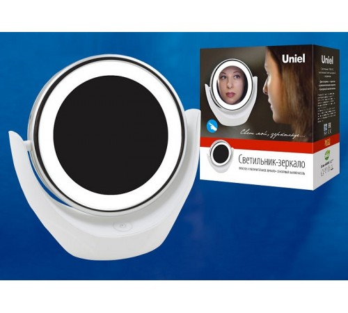 Зеркало настольное с подсветкой Uniel UL-00005246 TLD-592