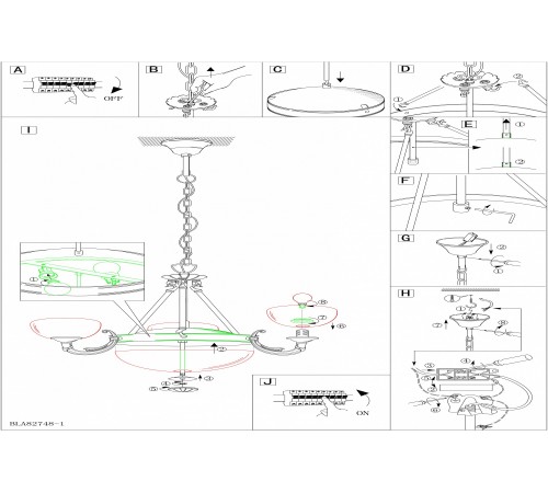 Подвесная люстра Eglo 82748 Savoy