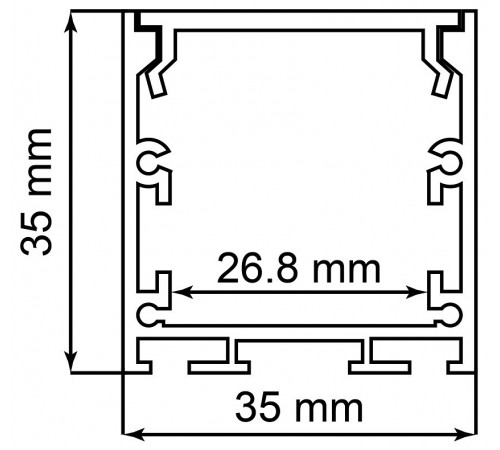 Короб накладной Feron 10369 CAB256