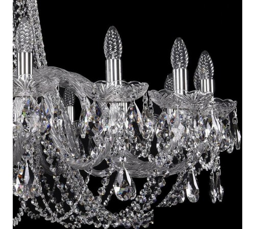 Подвесная люстра Bohemia Ivele Crystal 1402/18/400/Ni 1402