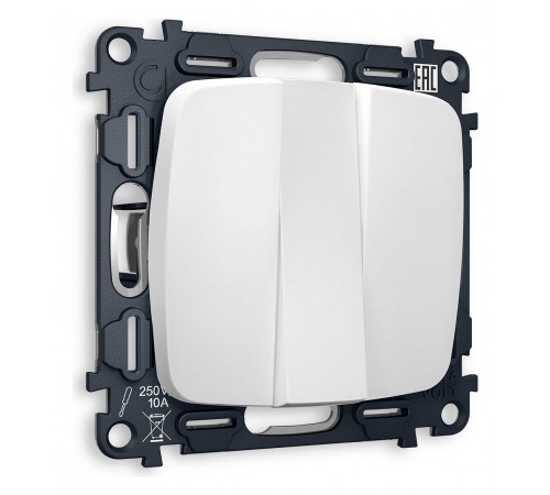 Выключатель трехклавишный без рамки Ambrella Volt MO125010 Quant