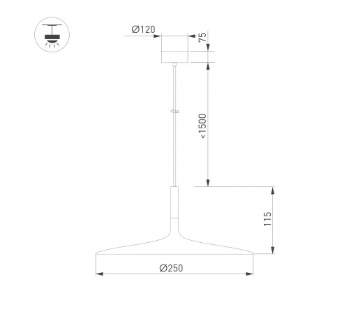 Подвесной светильник Arlight 035953 FIORE