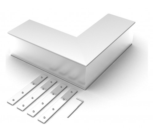 Соединитель угловой L-образный накладной Arlight 030140 S-LUX