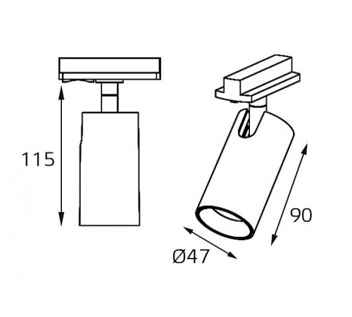 Светильник на штанге Italline TR 3006 white TR 3006