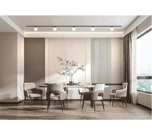 Светильник на штанге iLedex Technical 4825-046-D120-6W-340DG-4000K-BK VISION48/25