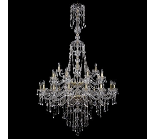 Подвесная люстра Bohemia Ivele Crystal 1415/16+8+4/400/XL-185/2d/G 1415